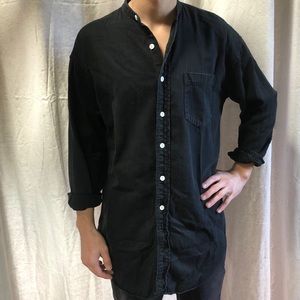 Vintage Ralph Lauren Country Black Denim Button Up